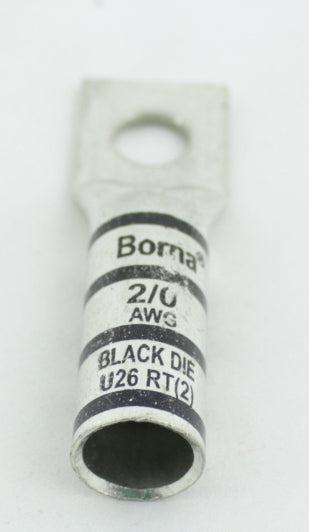 TERMINAL DE PONCHAR 1 HUECO BARRIL LARGO 2/0 AWG DIA 1/2