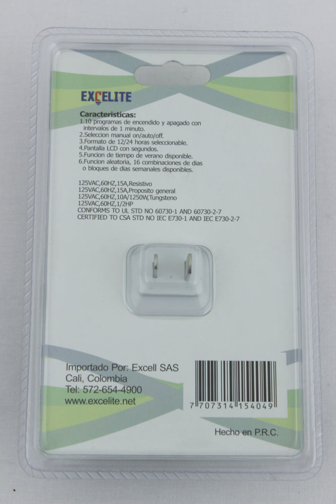 TIMER MINI DIGITAL 125V 15A