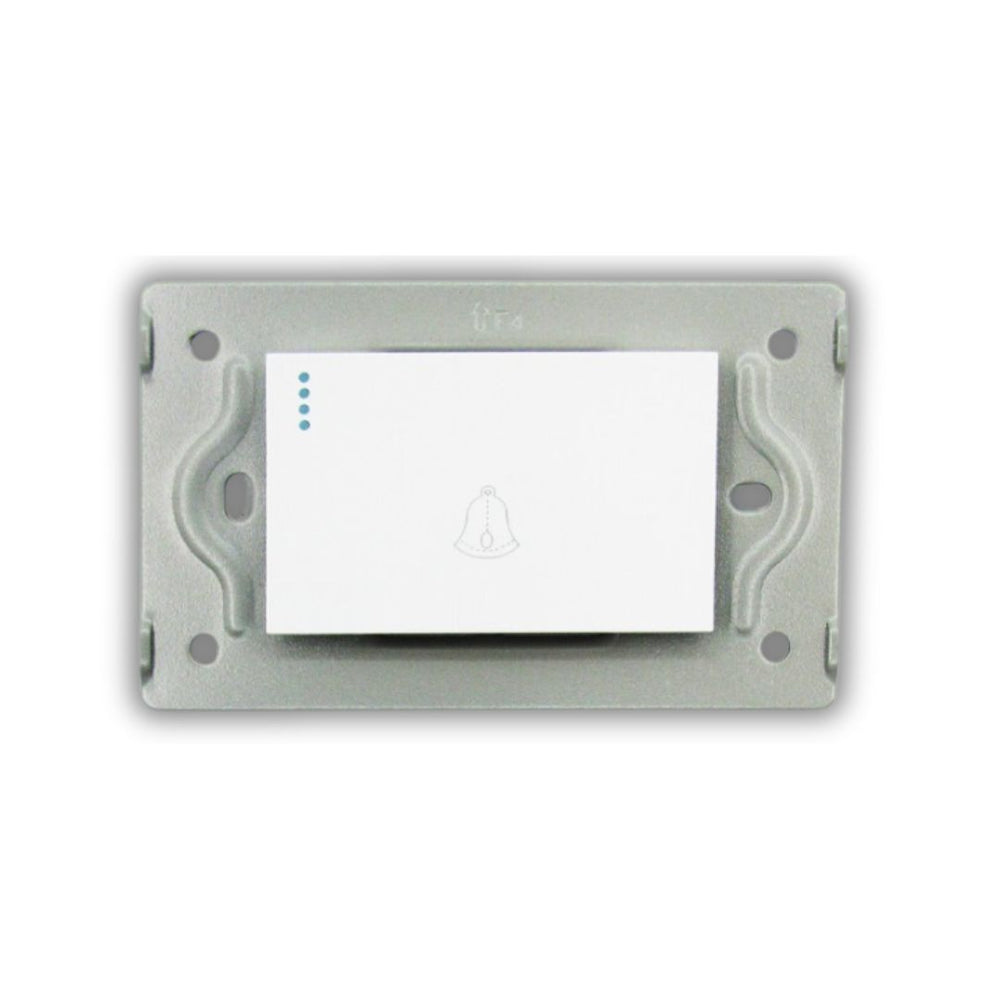 PULSADOR DE TIMBRE BLANCO MILETTO V9-001