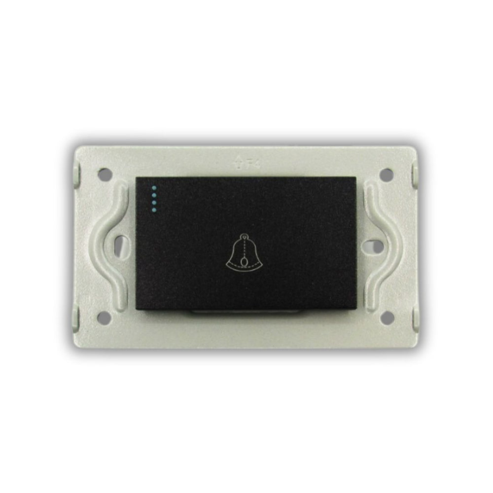 PULSADOR DE TIMBRE NEGRA MILETTO V17-001