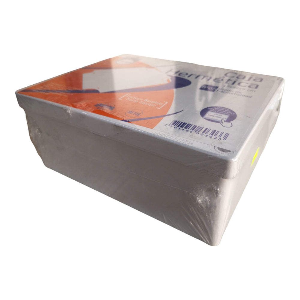 CAJA DE PASO PLASTICA 17X22X9 CMS INTEMPERIE