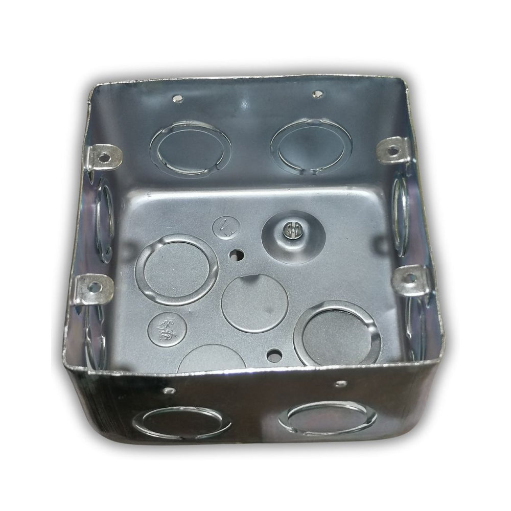 CAJA GALVANIZADA 10X10 DOBLE FONDO