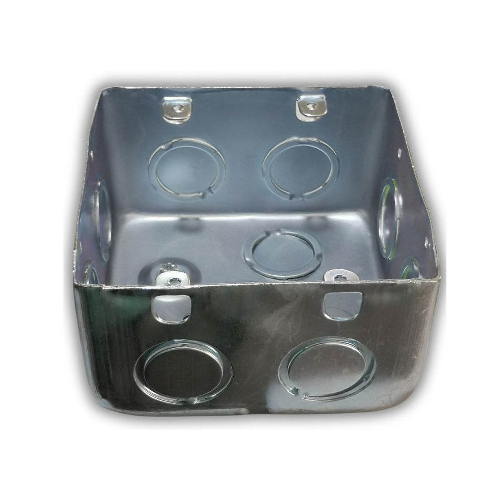 CAJA GALVANIZADA 10X10 DOBLE FONDO