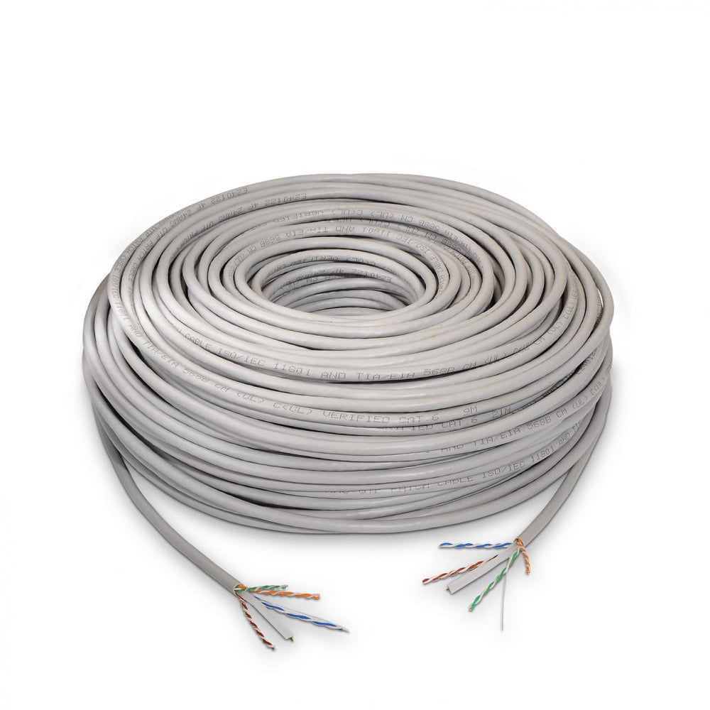 CABLE UTP CAT 6 100% COBRE GRIS
