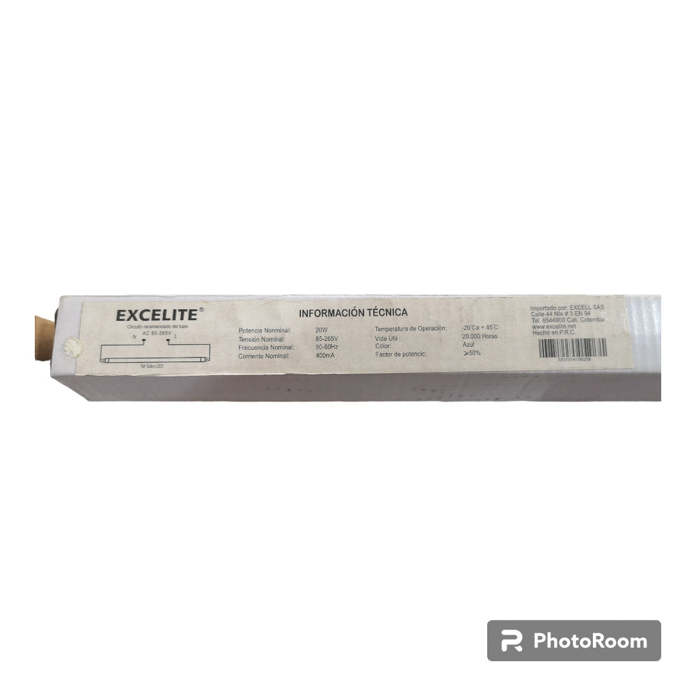 TUBO LED 20W AZUL 90-265V 120 CM