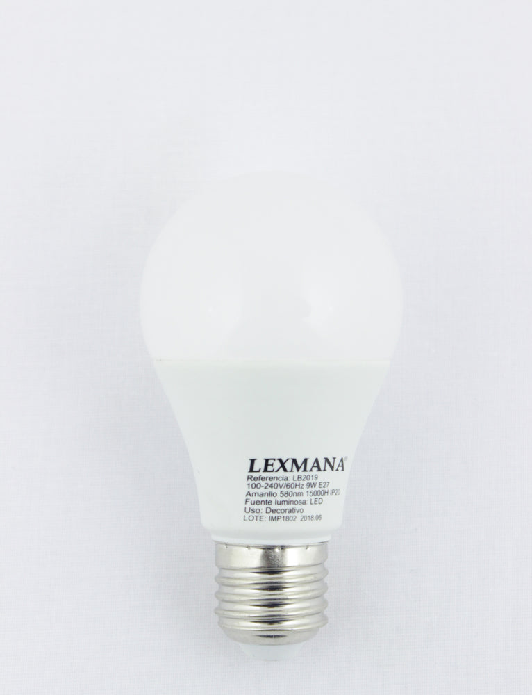 BOMBILLO ANTI-MOSQUITO 9W 10-240V AMARILLO LEXMANA