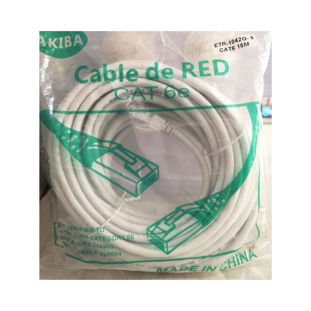 PATCH CORD CAT 6 ( 15 MTRS ) ECONOMICO