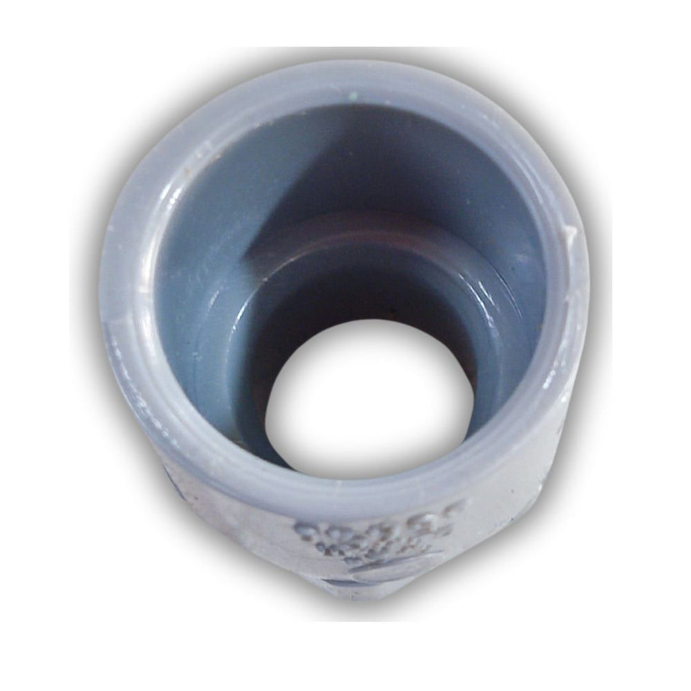 CONECTOR ADAPTADOR PVC SCH40 GRIS 1/2
