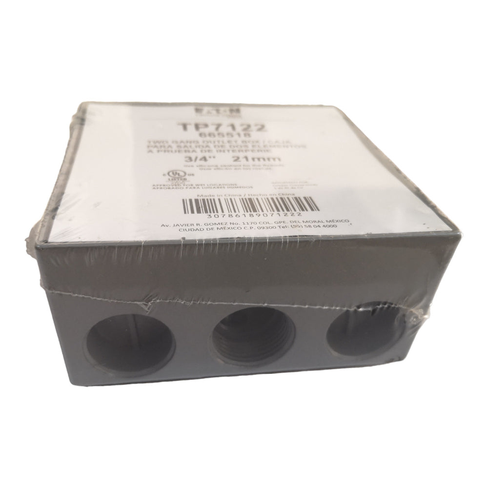 CAJA RAWELT 4 X 4 5 SALIDAS DE 3/4