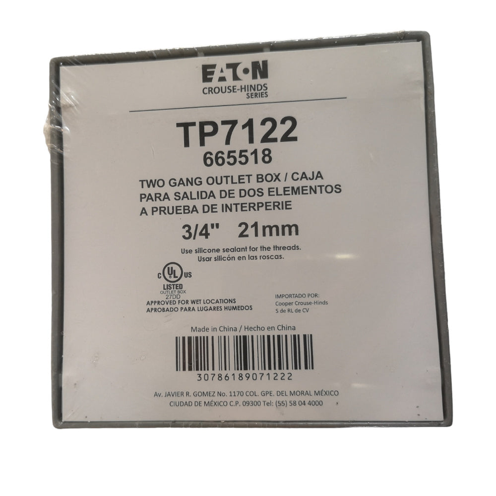 CAJA RAWELT 4 X 4 5 SALIDAS DE 3/4