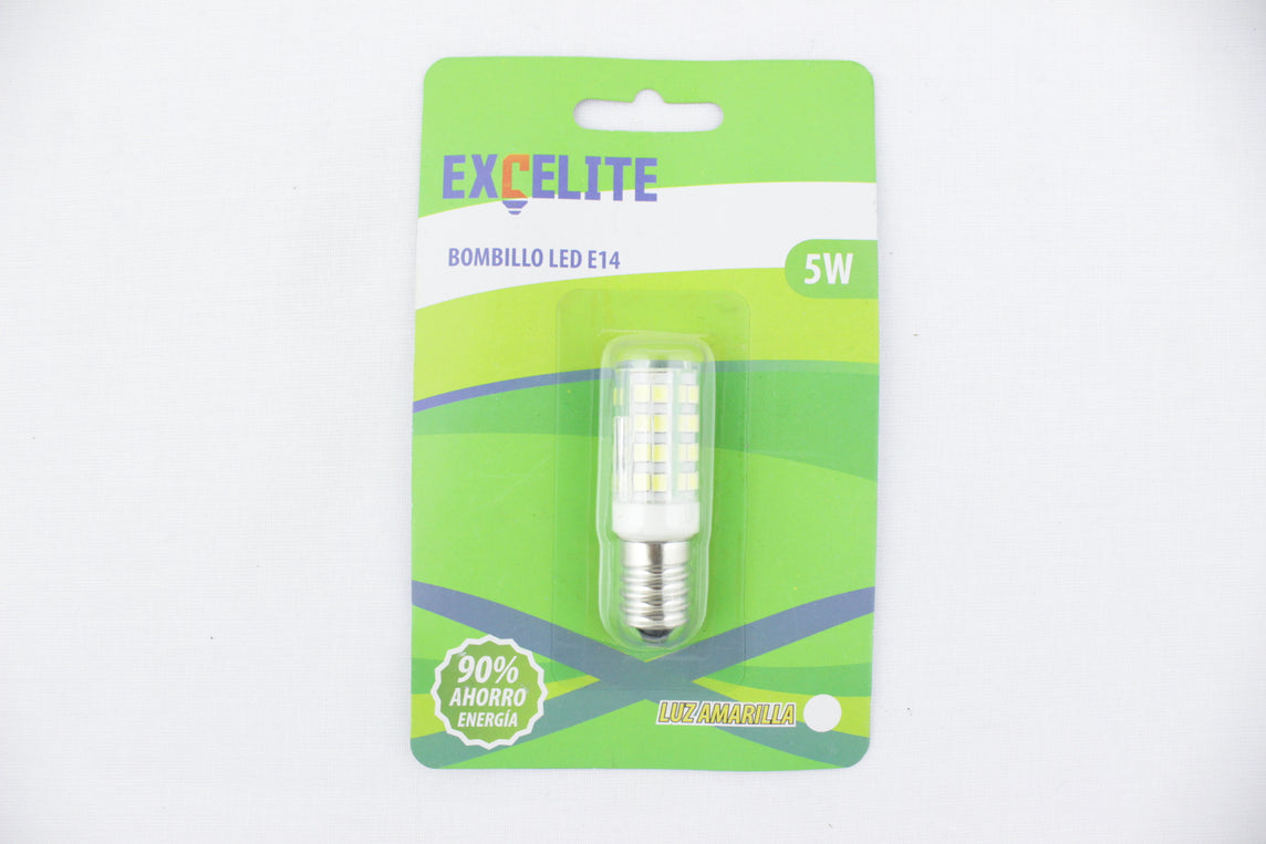 BULBO LED 5W ROSCA E14 LUZ CALIDA
