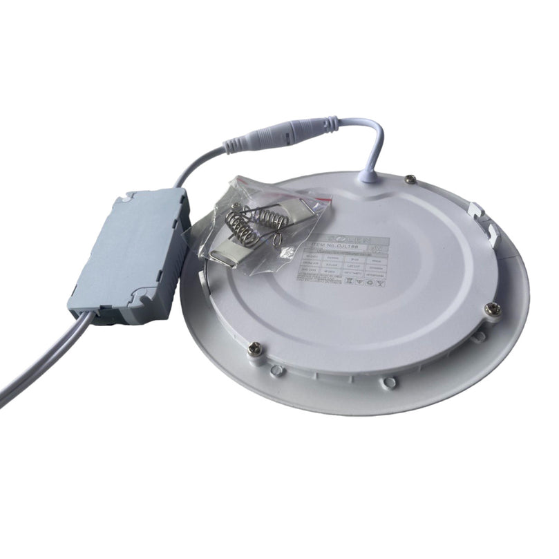 PANEL LED REDONDO INCRUSTAR 9W 6400K