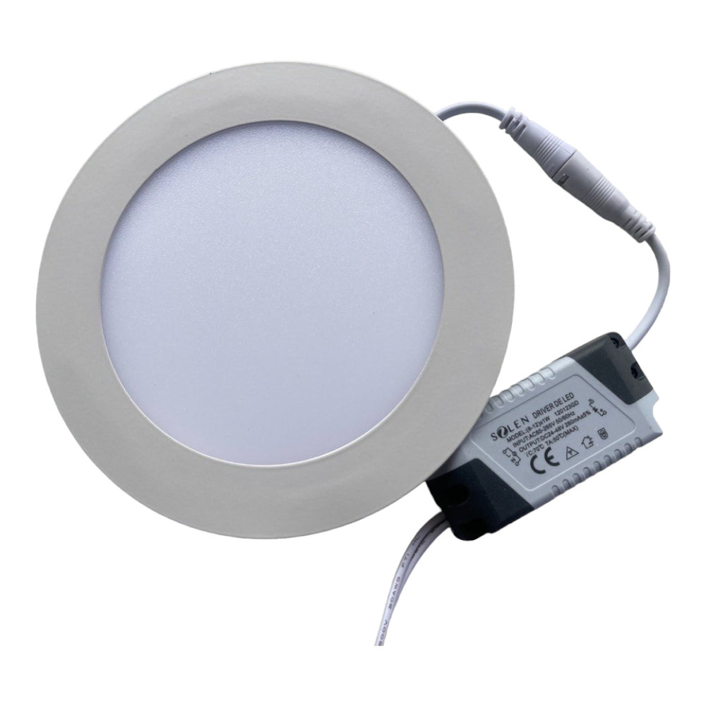 PANEL LED REDONDO INCRUSTAR 9W 6400K