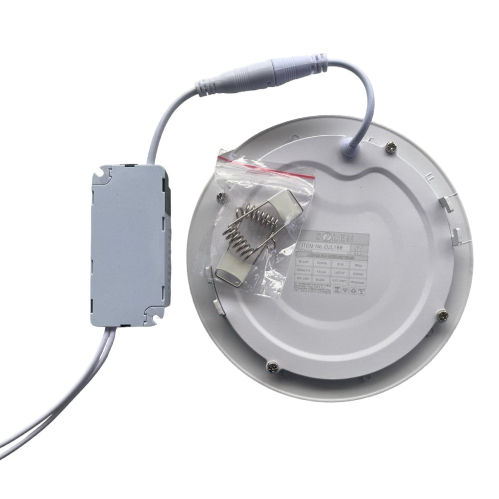 PANEL LED REDONDO INCRUSTAR 9W 6400K