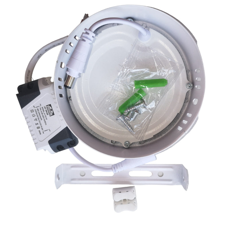 PANEL LED REDONDO SOBREPONER 6W 6400