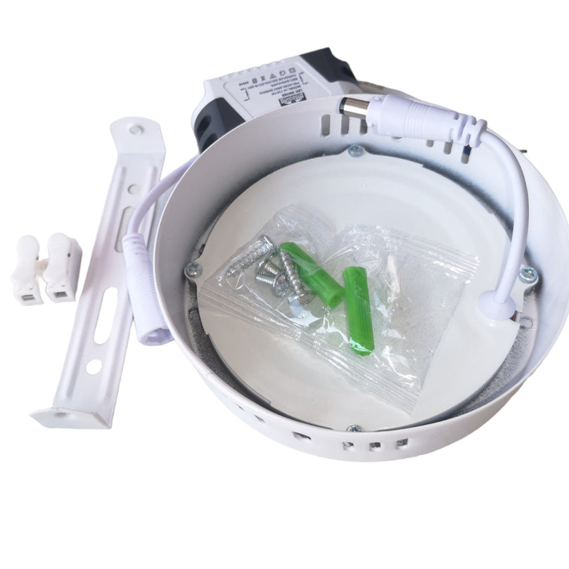 PANEL LED REDONDO SOBREPONER 6W 6400