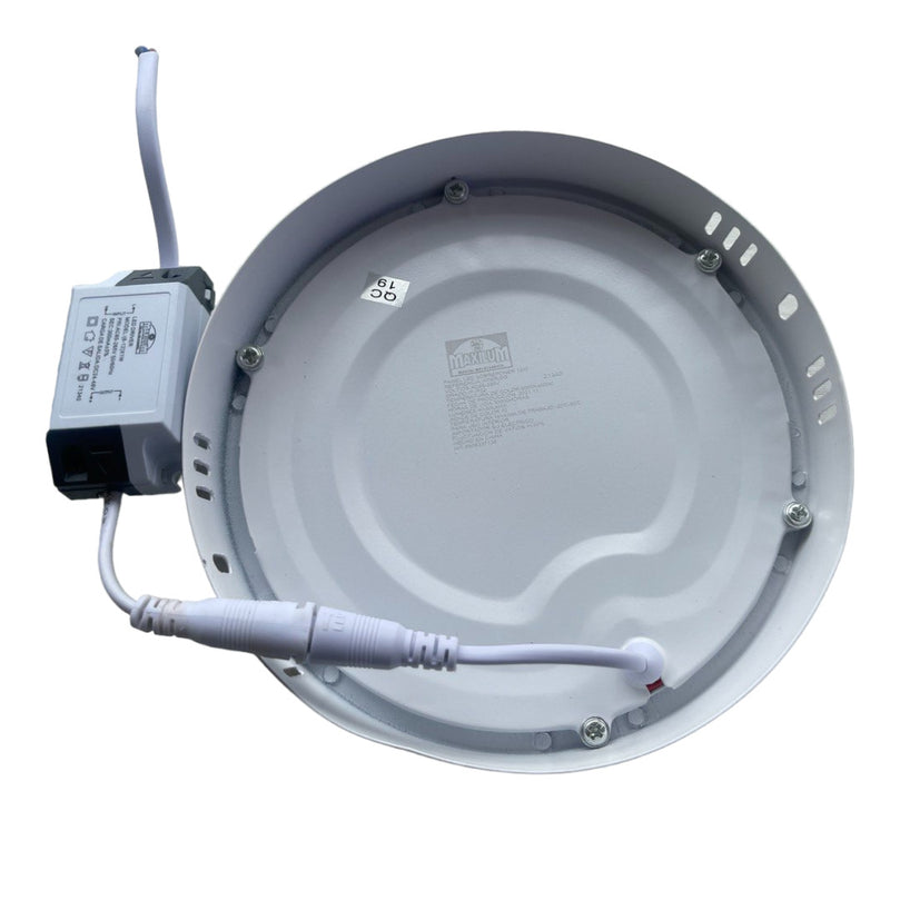 PANEL LED REDONDO SOBREPONER 12W 6400