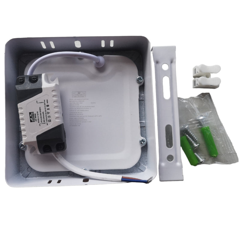 PANEL LED CUADRADO SOBREPONER 6W 6500