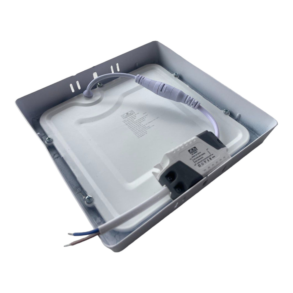 PANEL LED CUADRADO SOBREPONER 12W 6500