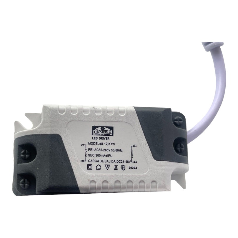 PANEL LED CUADRADO SOBREPONER 12W 6500