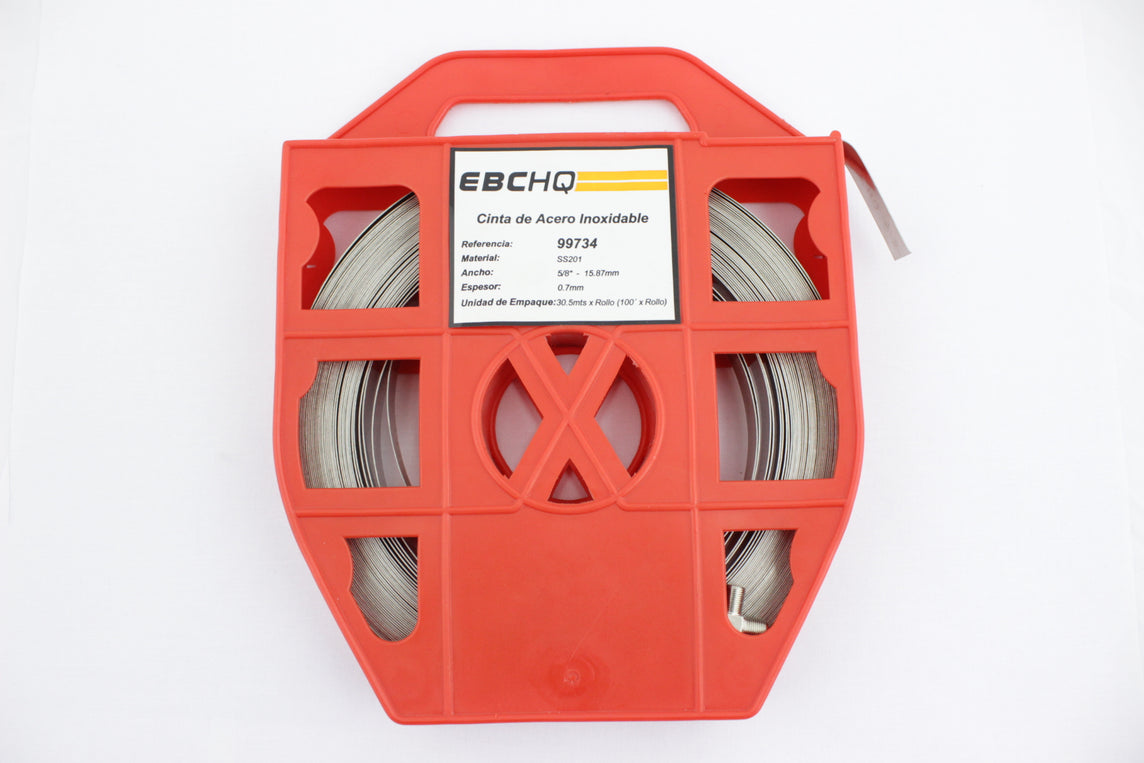 CINTA BANDIT INOX AIS1201 5/8 ESP 0.7MM