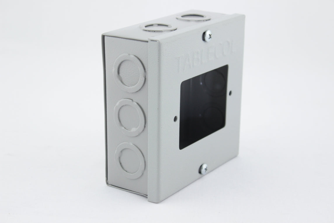 CAJA METALICA 12X12X5 TAPA TROQUEL CUADRADO