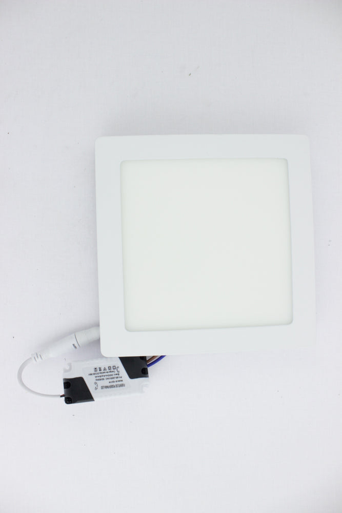 PANEL LED CUADRADO SOBREPONER 12W 6500