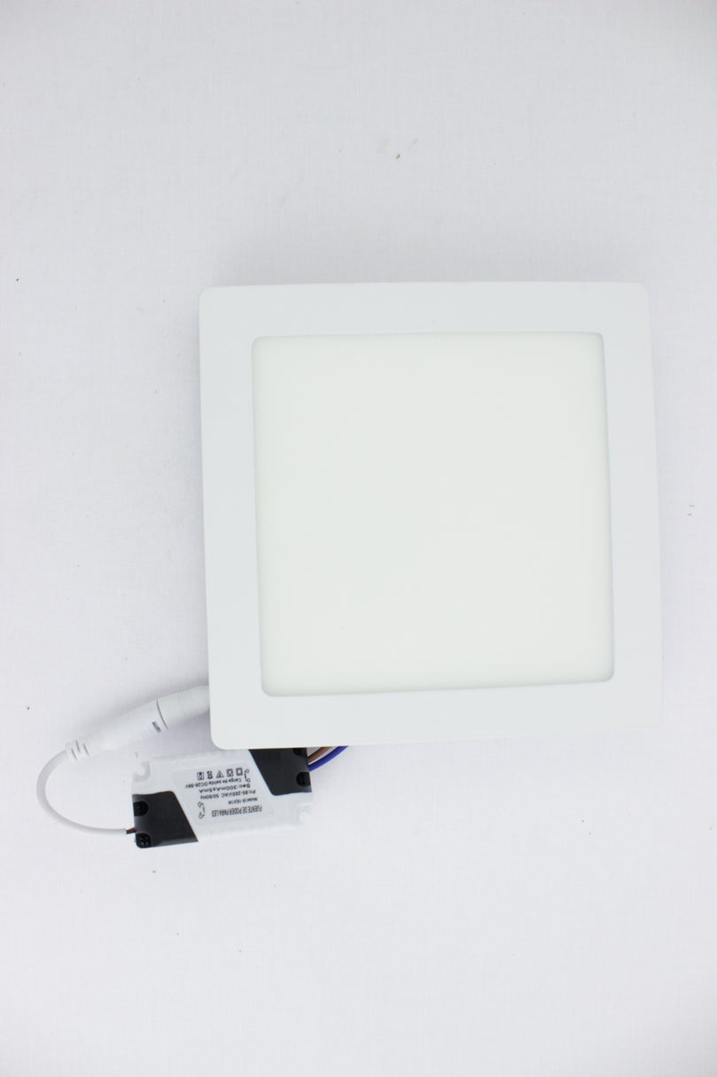 PANEL LED CUADRADO SOBREPONER 12W 6500