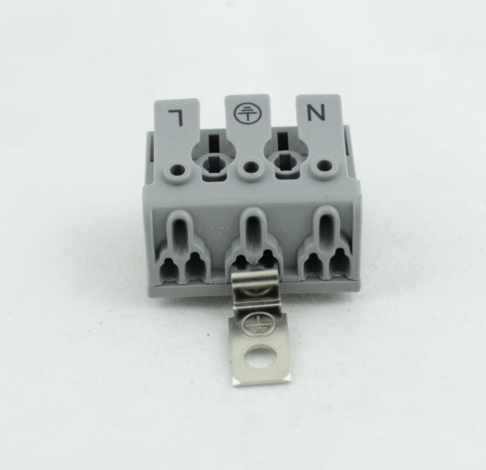 REGLETA 3POLOS C/CONEX TIERRA L-N-G 24A/450V