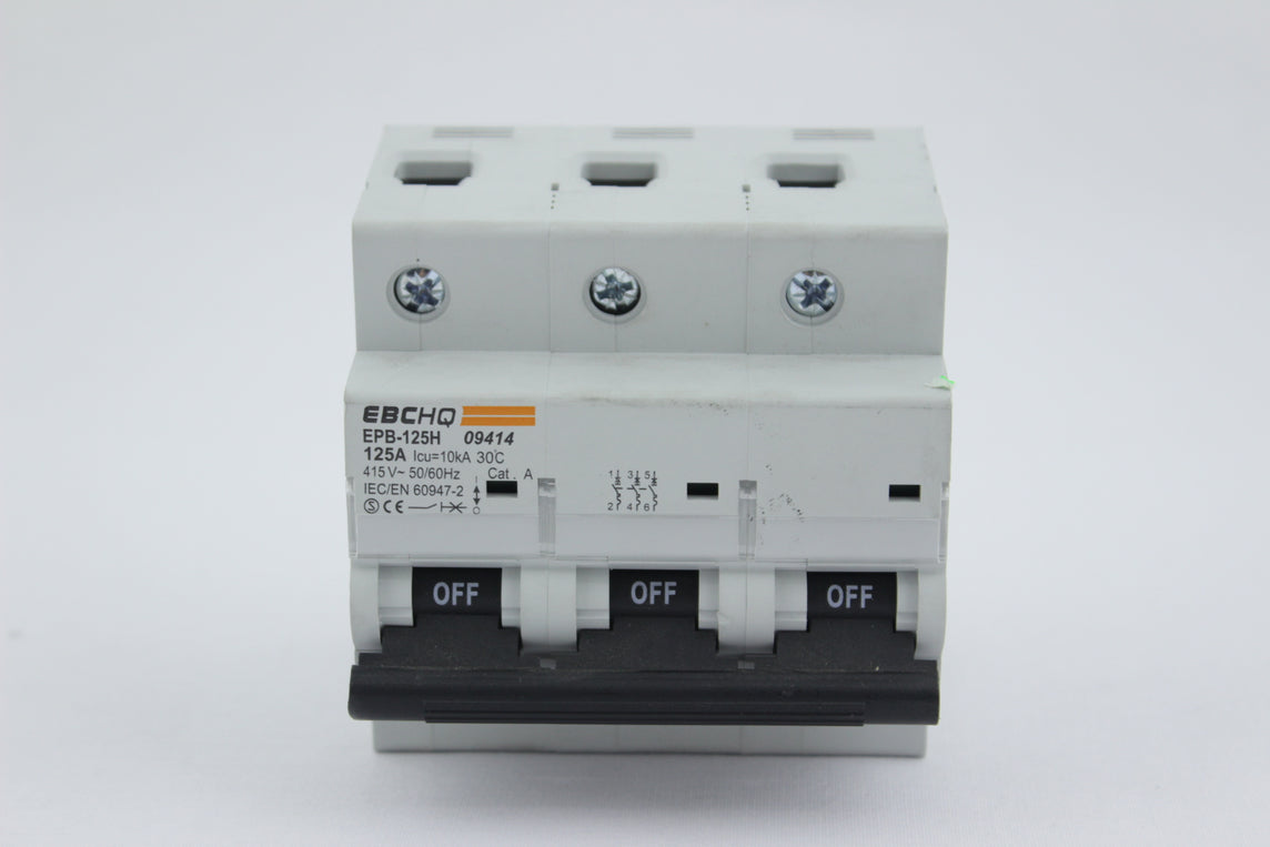 BREAKER TIPO RIEL CHINT 3X125A 230/415V 10KA