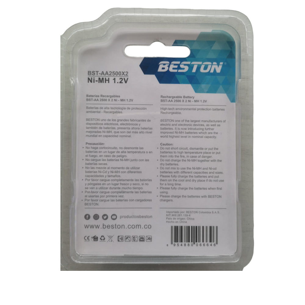 PILA RECARGABLE NIMH AA 2000 MAH BLISTER