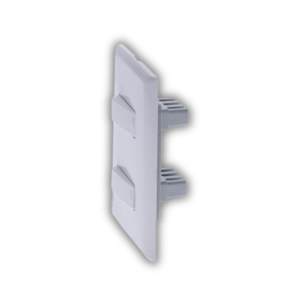 INTERRUPTOR DOBLE BLANCO FUGA