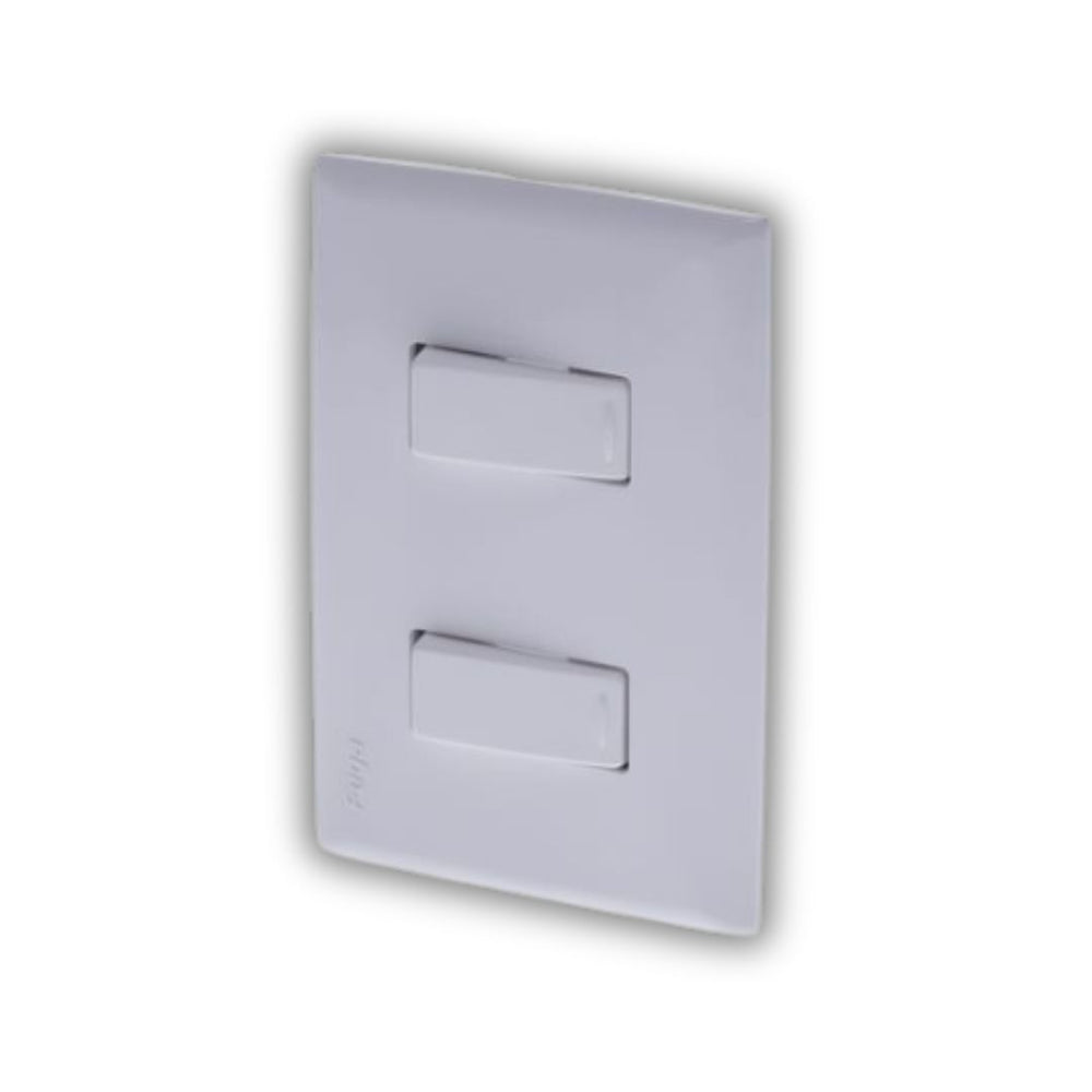 INTERRUPTOR DOBLE BLANCO FUGA