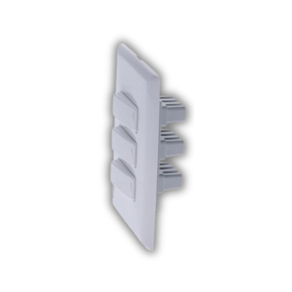 INTERRUPTOR TRIPLE BLANCO FUGA