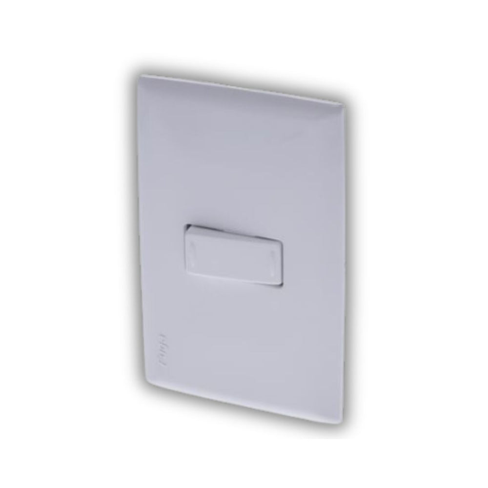 INTERRUPTOR SENCILLO CONMUTABLE BLANCO FUGA