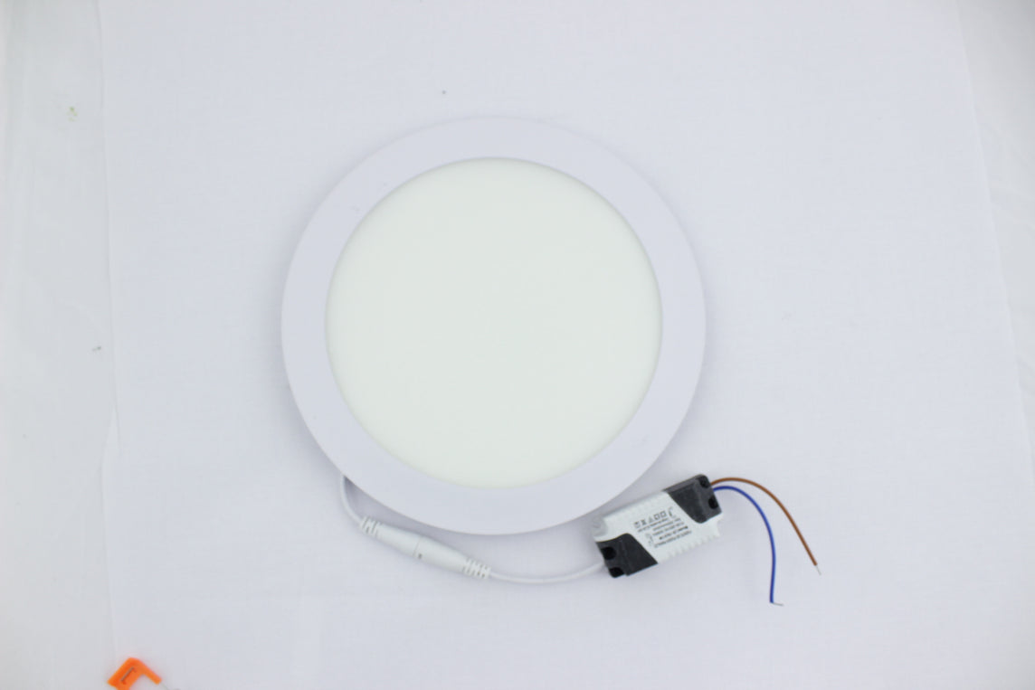 PANEL LED REDONDO INCRUSTAR 18W 20CM 6400K