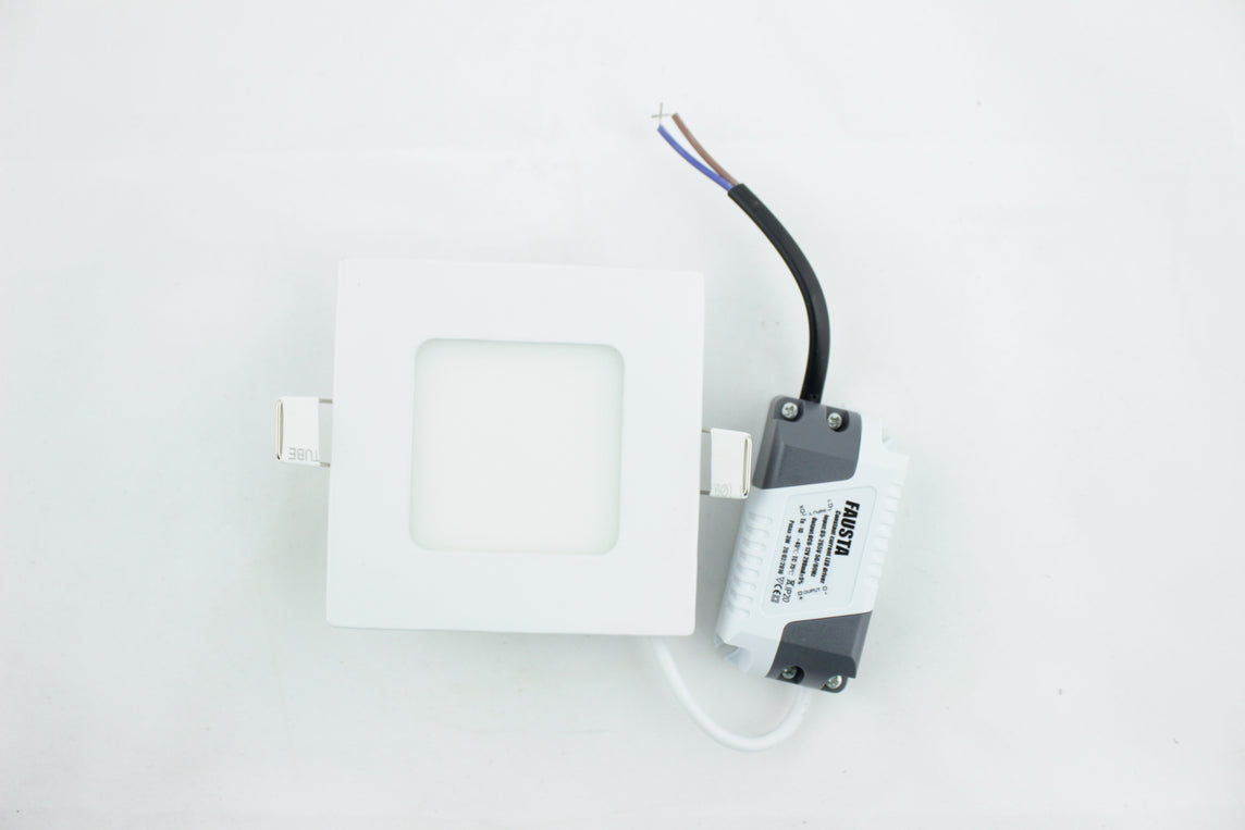 PANEL LED CUADRADO INCRUSTAR 3W 6400K 6CM