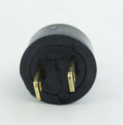 MACHO CLAVIJA CAUCHO SENCILLA 10 AMP PATA PLANA