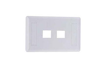 FACE PLATE DOBLE 2 SALIDAS