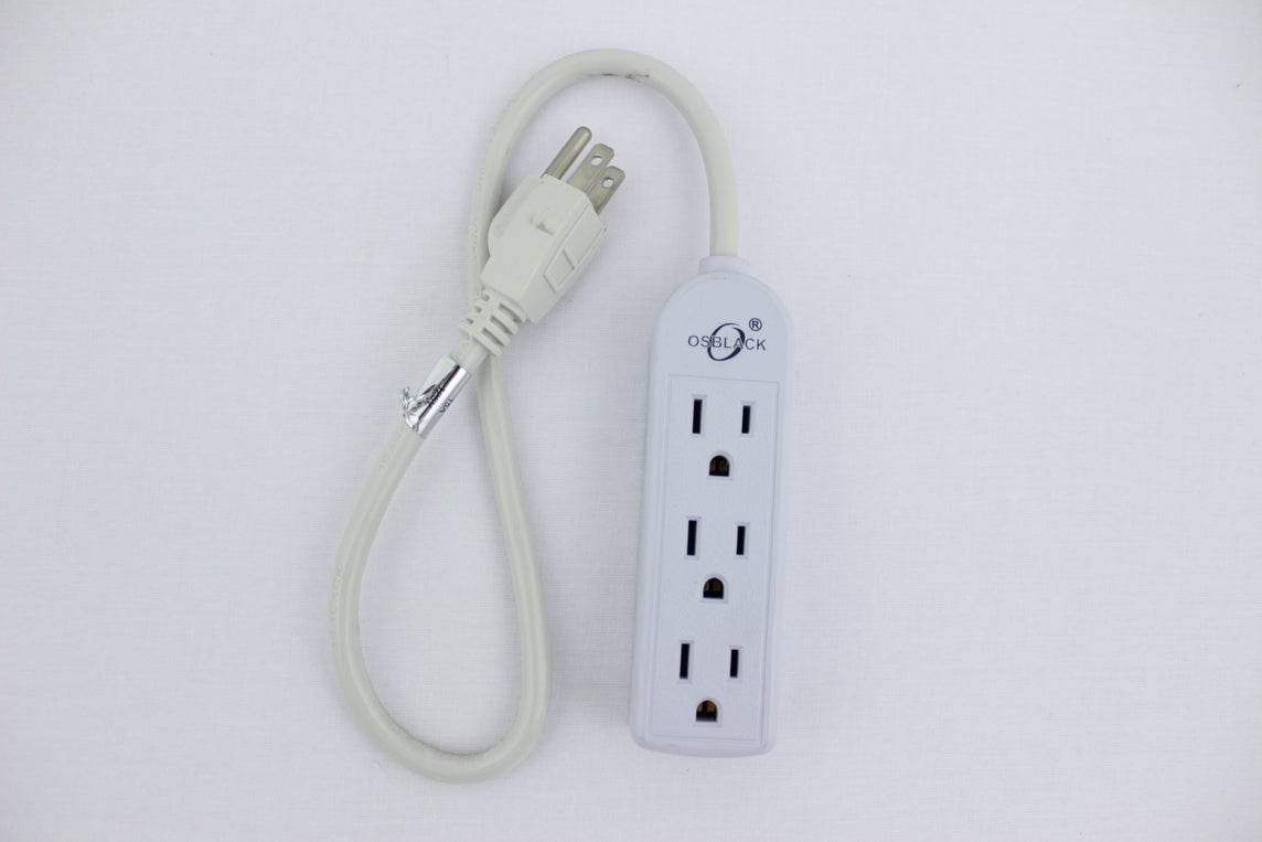 MULTITOMA 3 SALIDAS CON CABLE DE 0.5 MTS