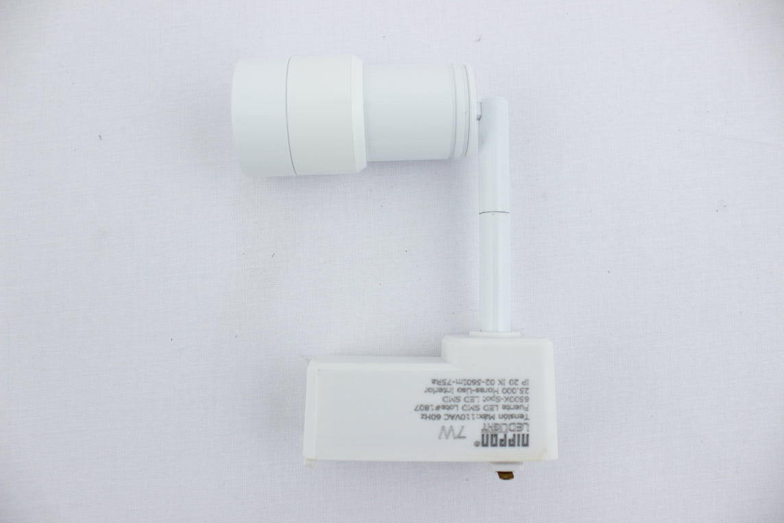 SPOT AJUSTABLE 7W BLANCO 110V ( 01120207 ) LUZ DIA 6500K