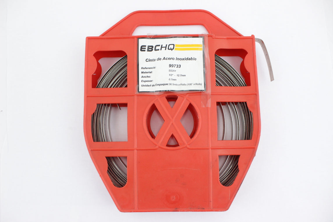CINTA BANDIT INOX AIS1201 1/2 ESP 0.7MM