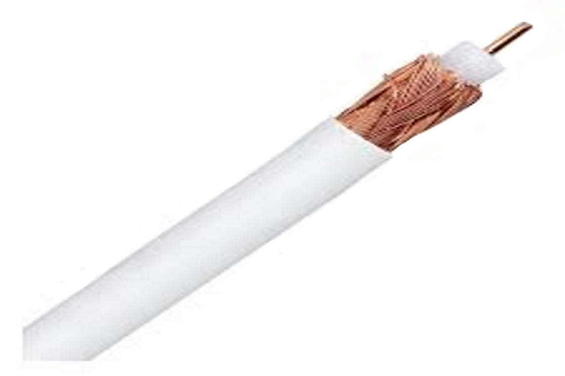 CABLE COAXIAL RG6 BLANCO AL 90