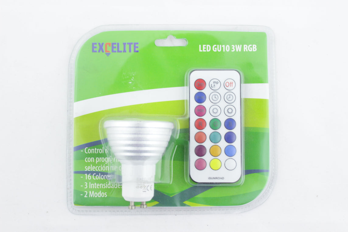 BOMBILLO GU10 RGB 110-240V