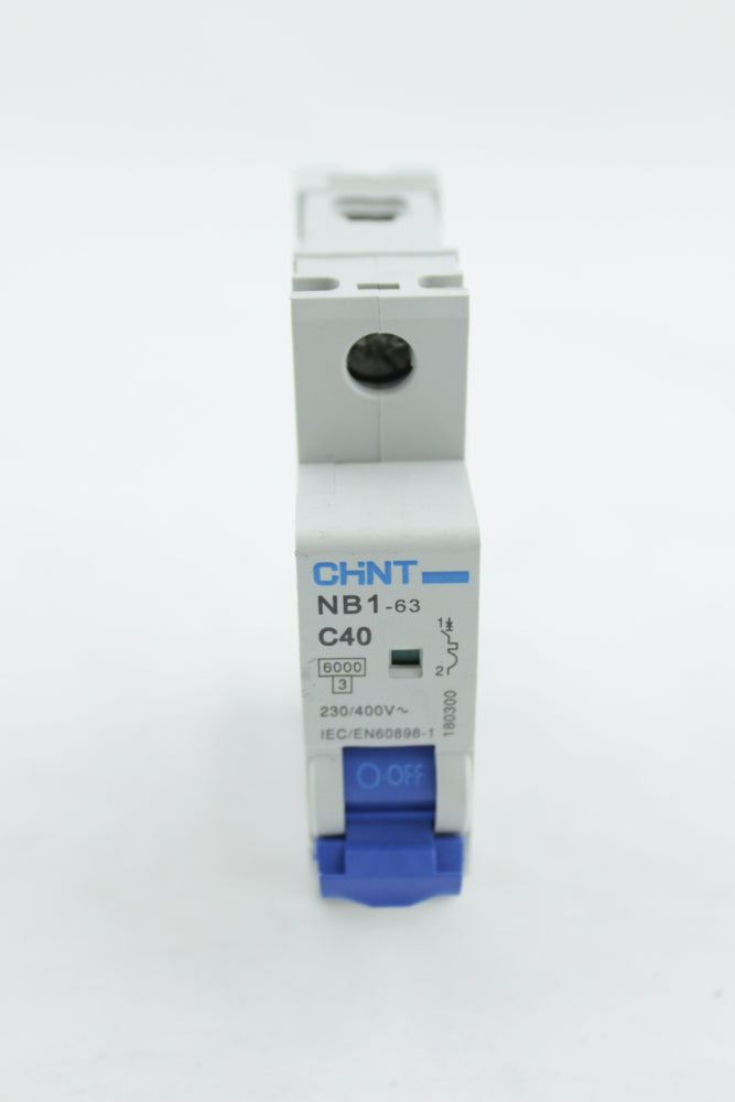 BREAKER TIPO RIEL CHINT 1X40A 230/400V 6KA