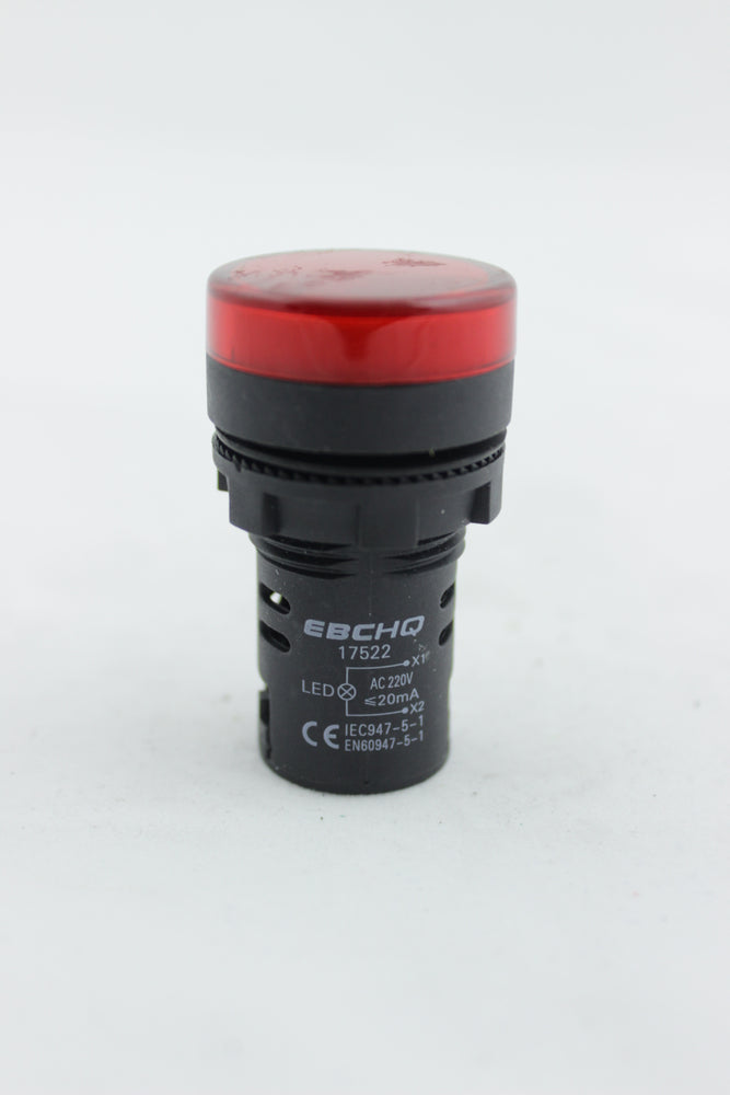 PILOTO LUZ ROJA 22MM 220V