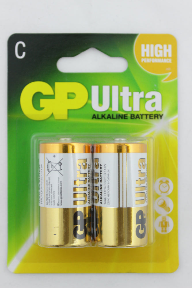 PILA MANGANESO GP ULTRA TIPO C X2