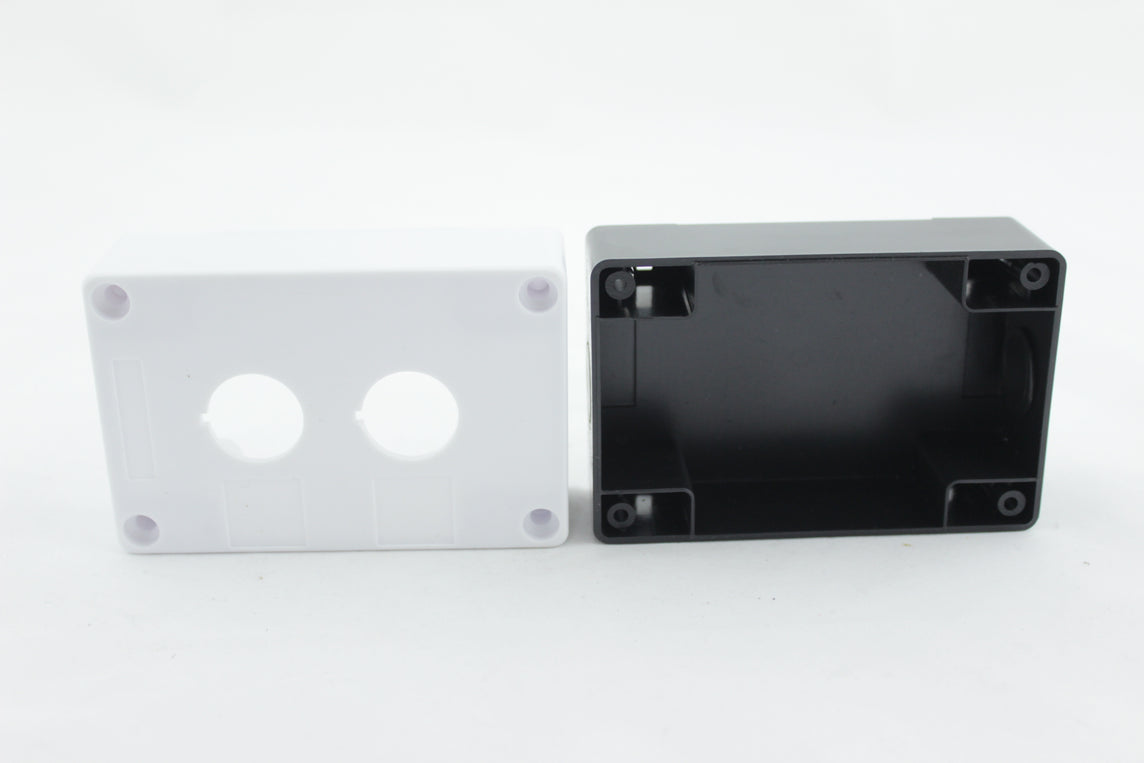 CAJA ESTACIONES DE MANDO 2HUECO 22MM PLASTICA COD 02120309