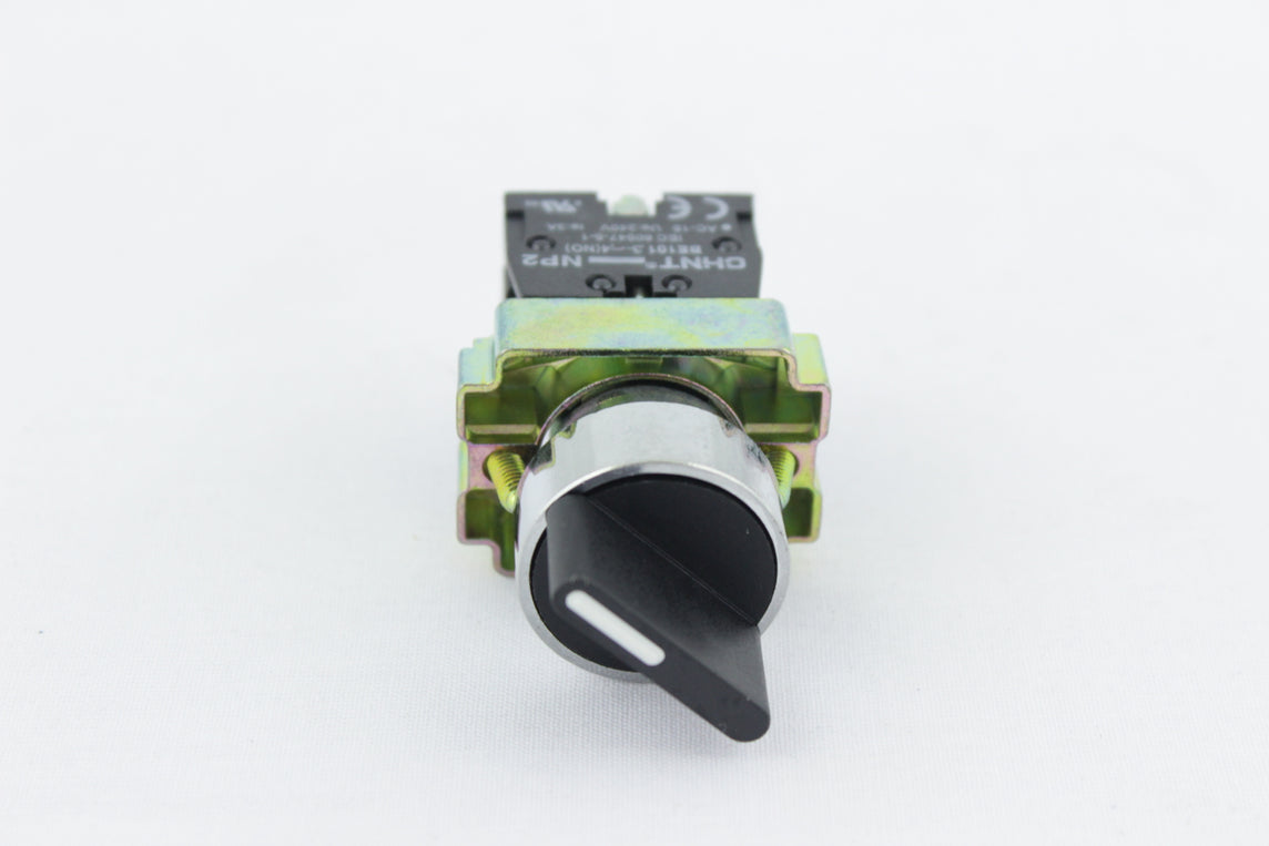SELECTOR MULETILLA 2 POSICIONES 22MM BASE METALICA